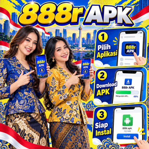 Ilustrasi panduan instalasi 888r di Android